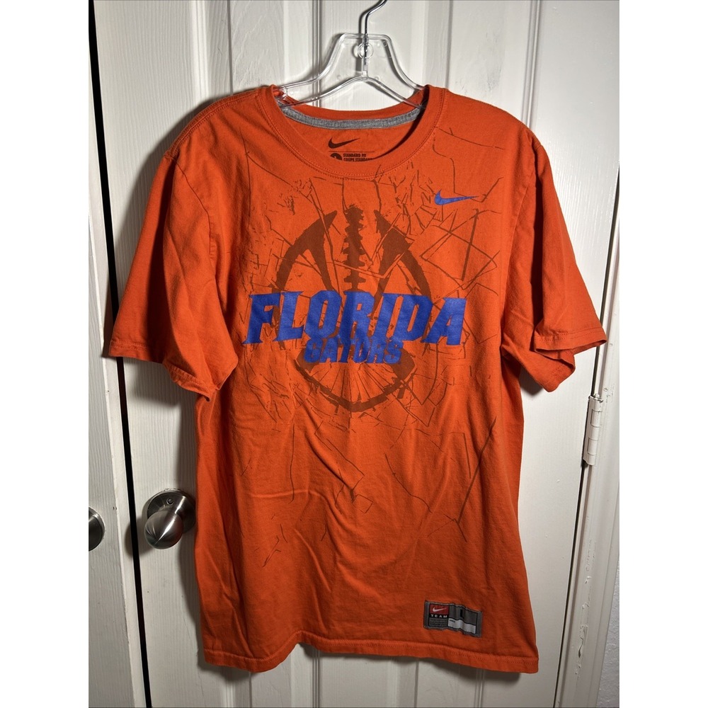 Nike Florida Gators Short Sleeve TShirt Orange Size L Mens